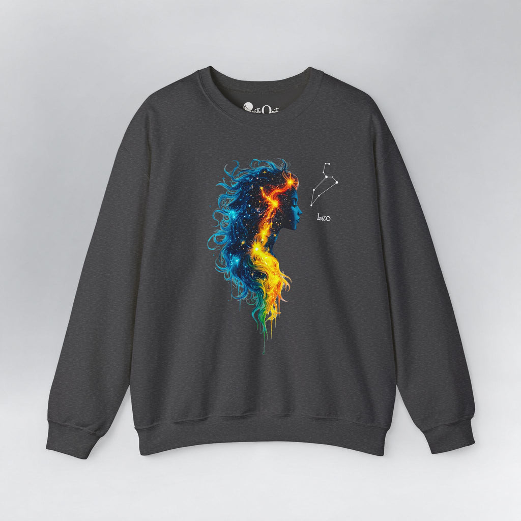 Leo I Zodiac Sweatshirt Dark Heather Sweatshirt