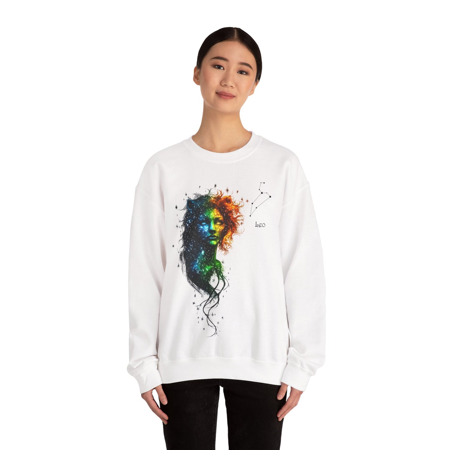 Leo Heavy Blend™ Crewneck Sweatshirt | Zodiac Line