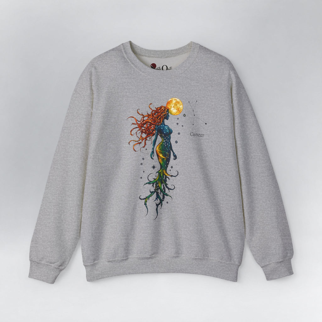 Cancer Zodiac Sweatshirt Sport Grey Sweatshirt