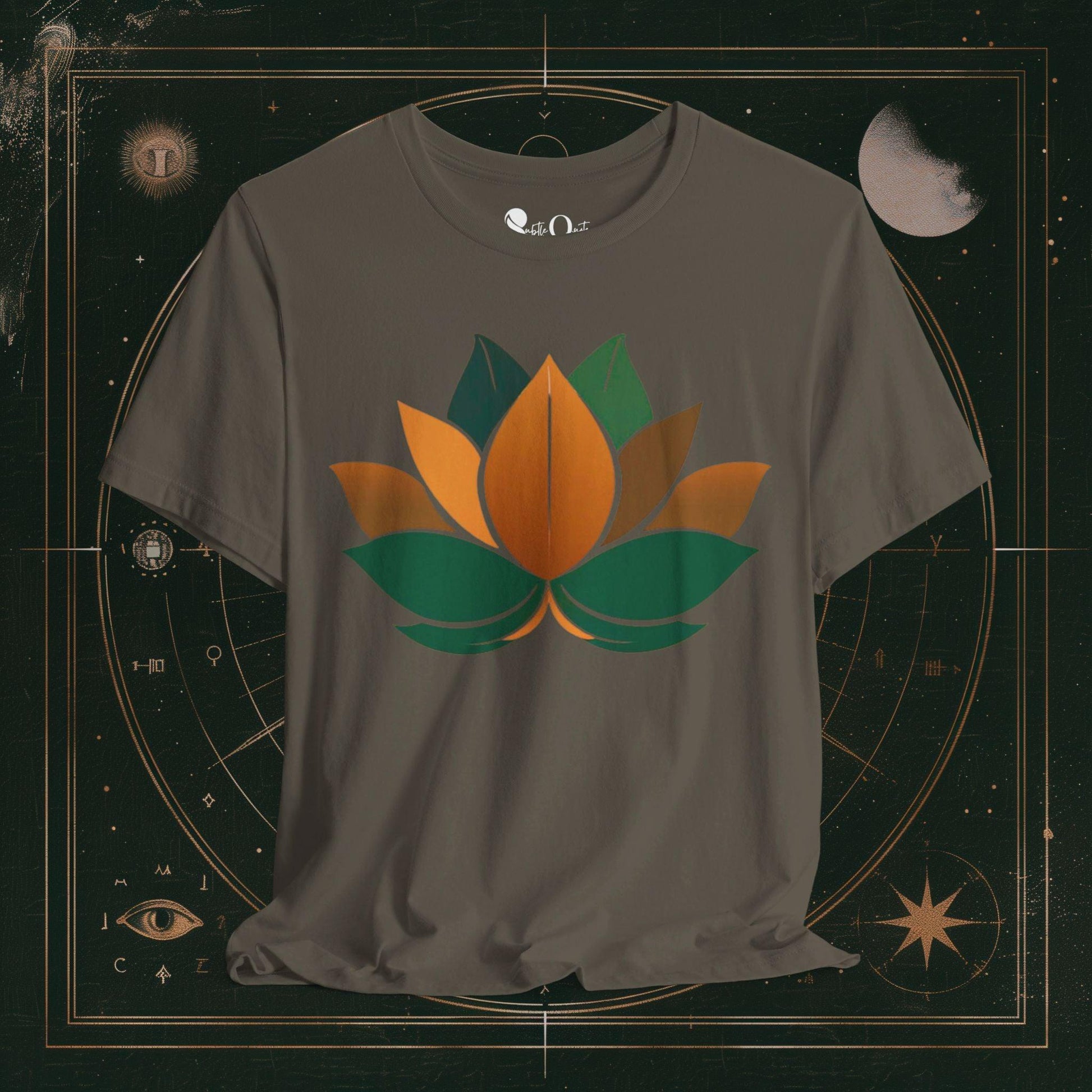 T-Shirt Army / S Unisex -  Harmonic Blossom Dark