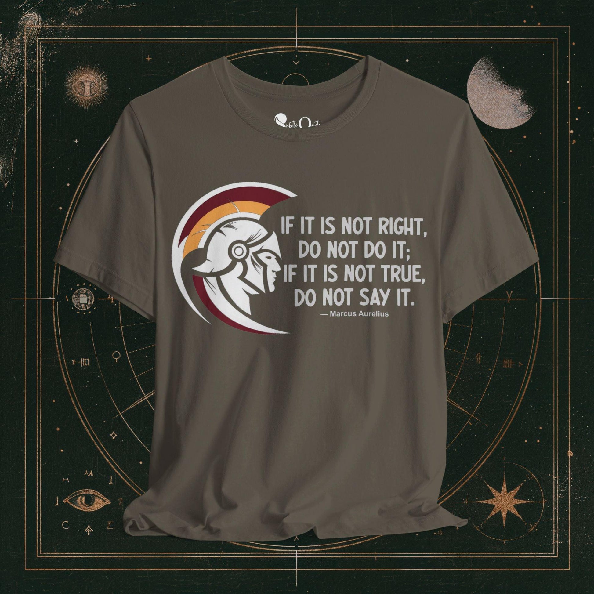 T-Shirt Army / S Unisex -  If It Isn't Right Marcus Dark