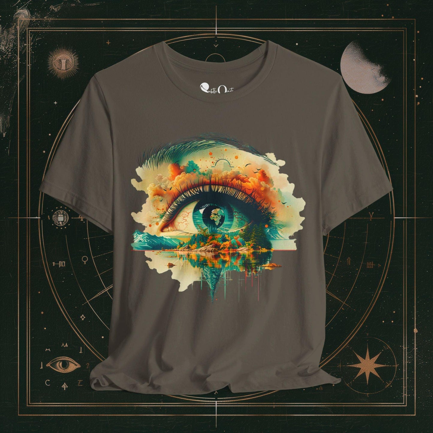 T-Shirt Army / S Unisex -  Nature's Vision Dark