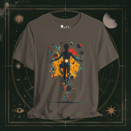 T-Shirt Army / S Unisex -  The Universe Within Dark