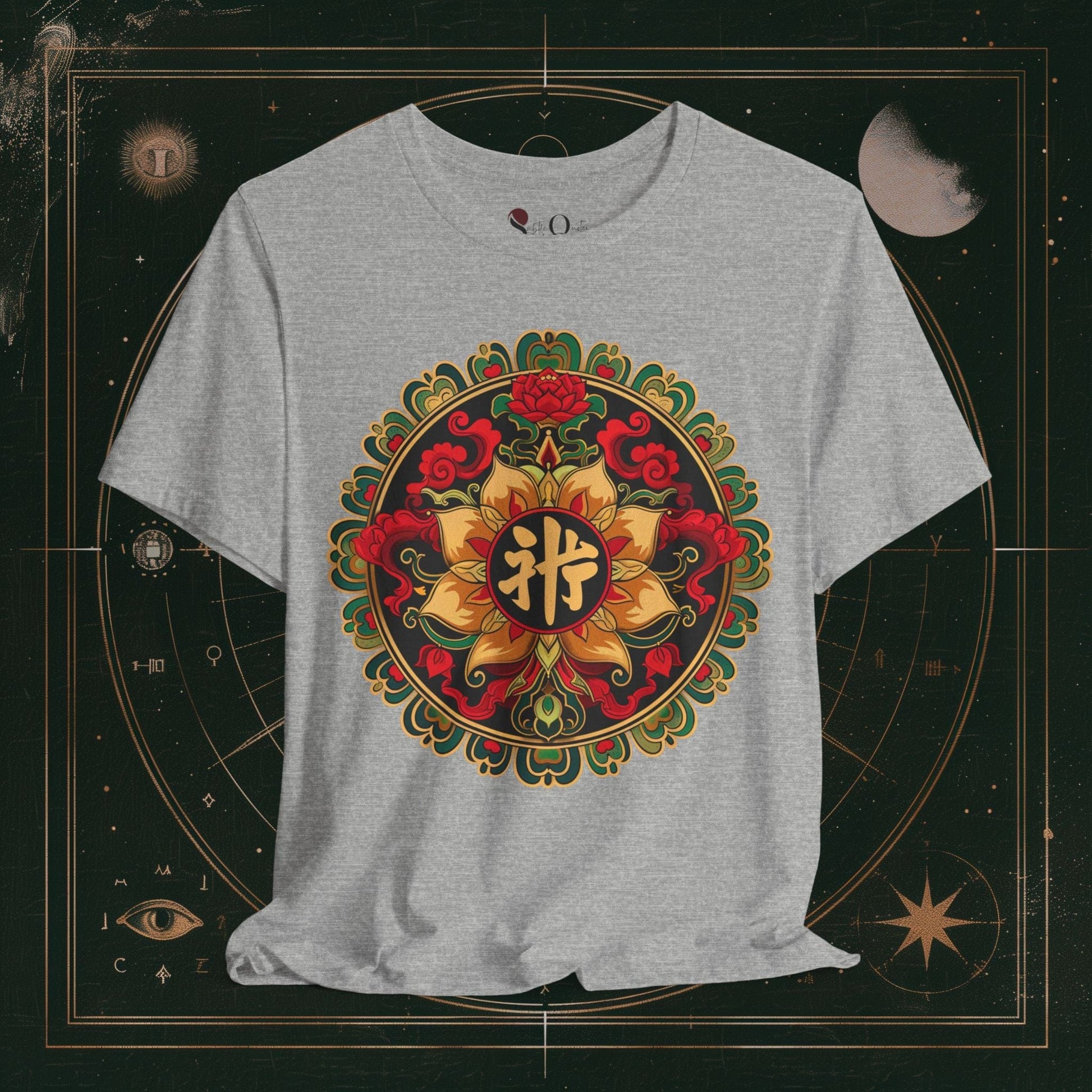 T-Shirt Athletic Heather / S Mandala of Tranquillity