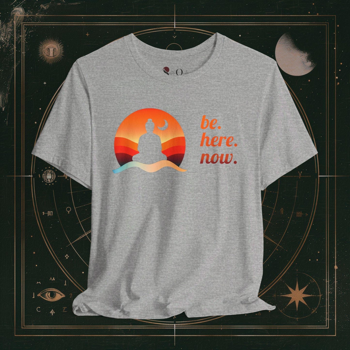 T-Shirt Athletic Heather / S Unisex -  Be Here Now