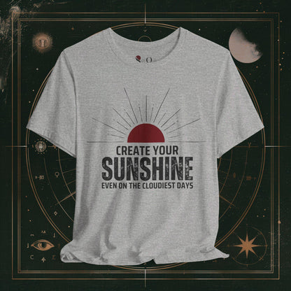 T-Shirt Athletic Heather / S Unisex -  Create Own Sunshine