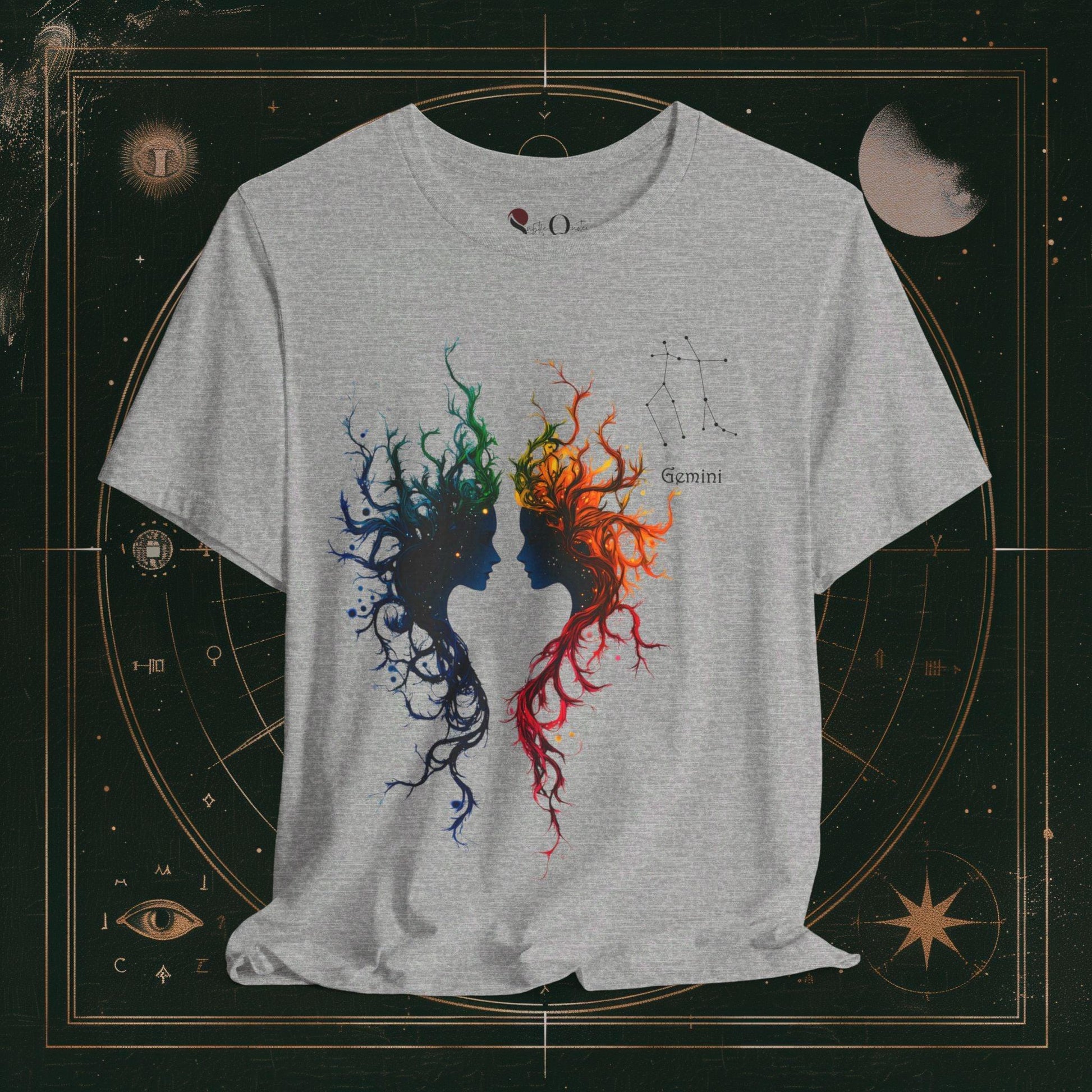 T-Shirt Athletic Heather / S Unisex -  Gemini | Zodiac Line