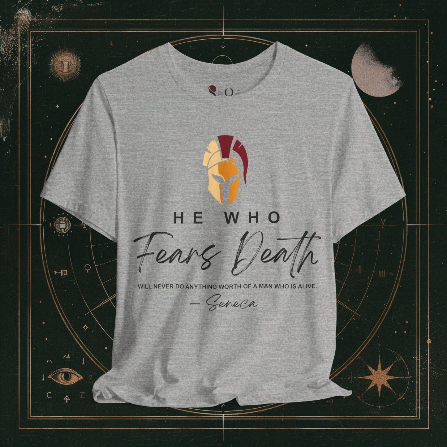 T-Shirt Athletic Heather / S Unisex -  He Who Fears Seneca