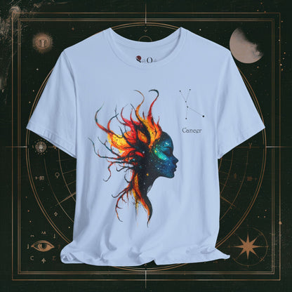 T-Shirt Baby Blue / S Cancer | Zodiac Line