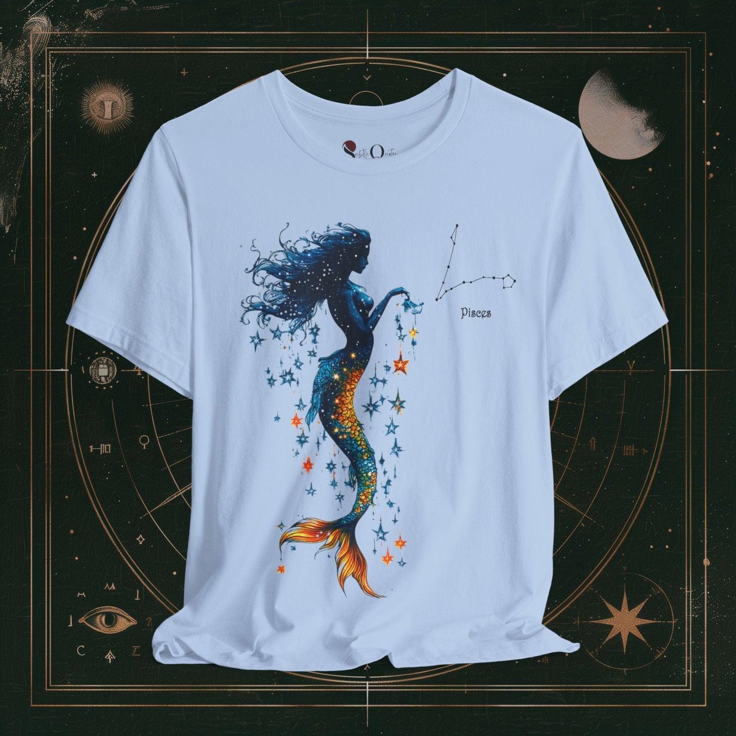 T-Shirt Baby Blue / S Pisces | Zodiac Line