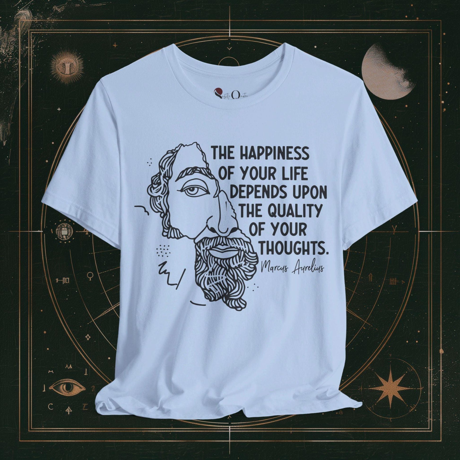 T-Shirt Baby Blue / S Unisex -  Happiness Depends Marcus