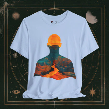 T-Shirt Baby Blue / S Unisex -  Inner Journey Silhouette