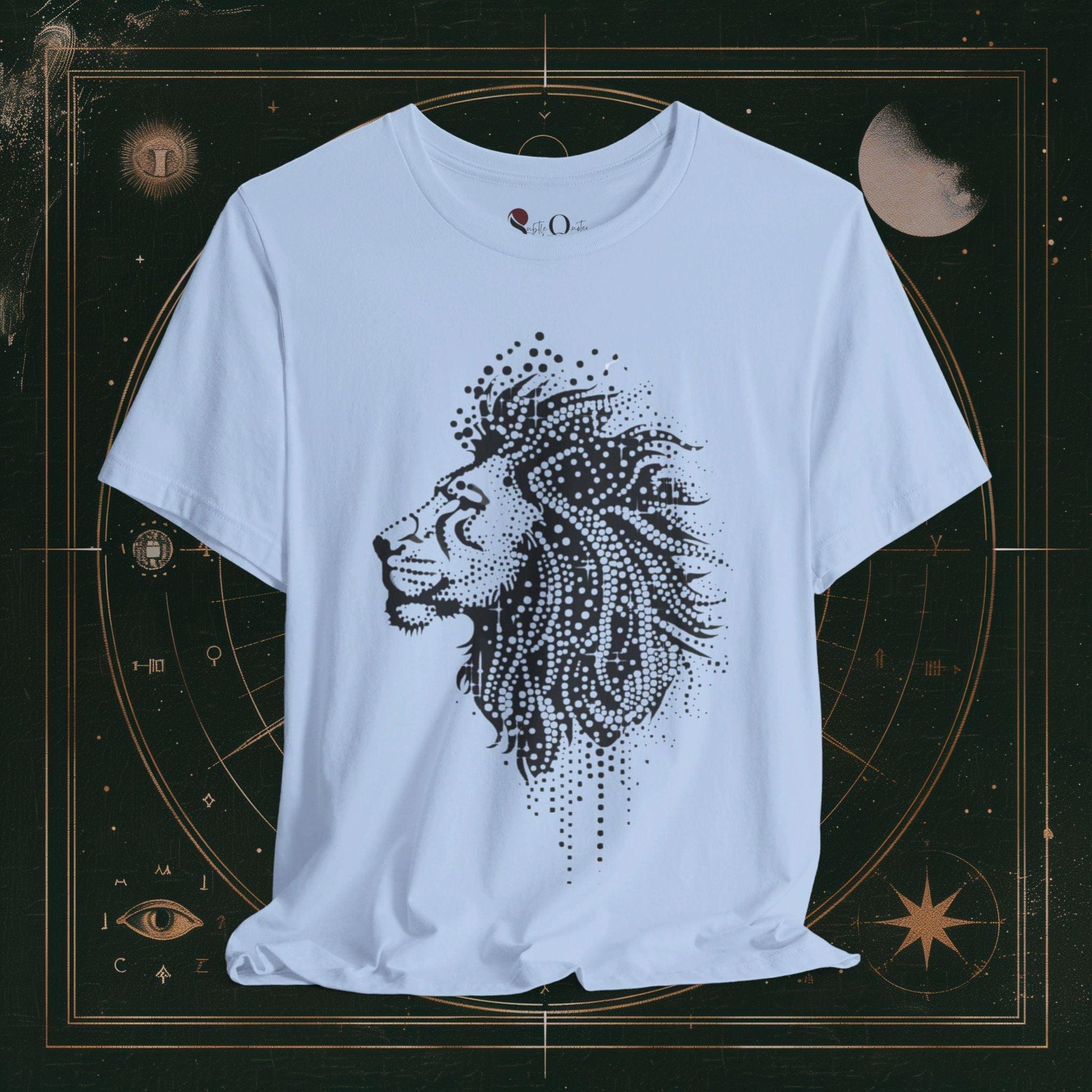 T-Shirt Baby Blue / S Unisex -  Majestic Lion