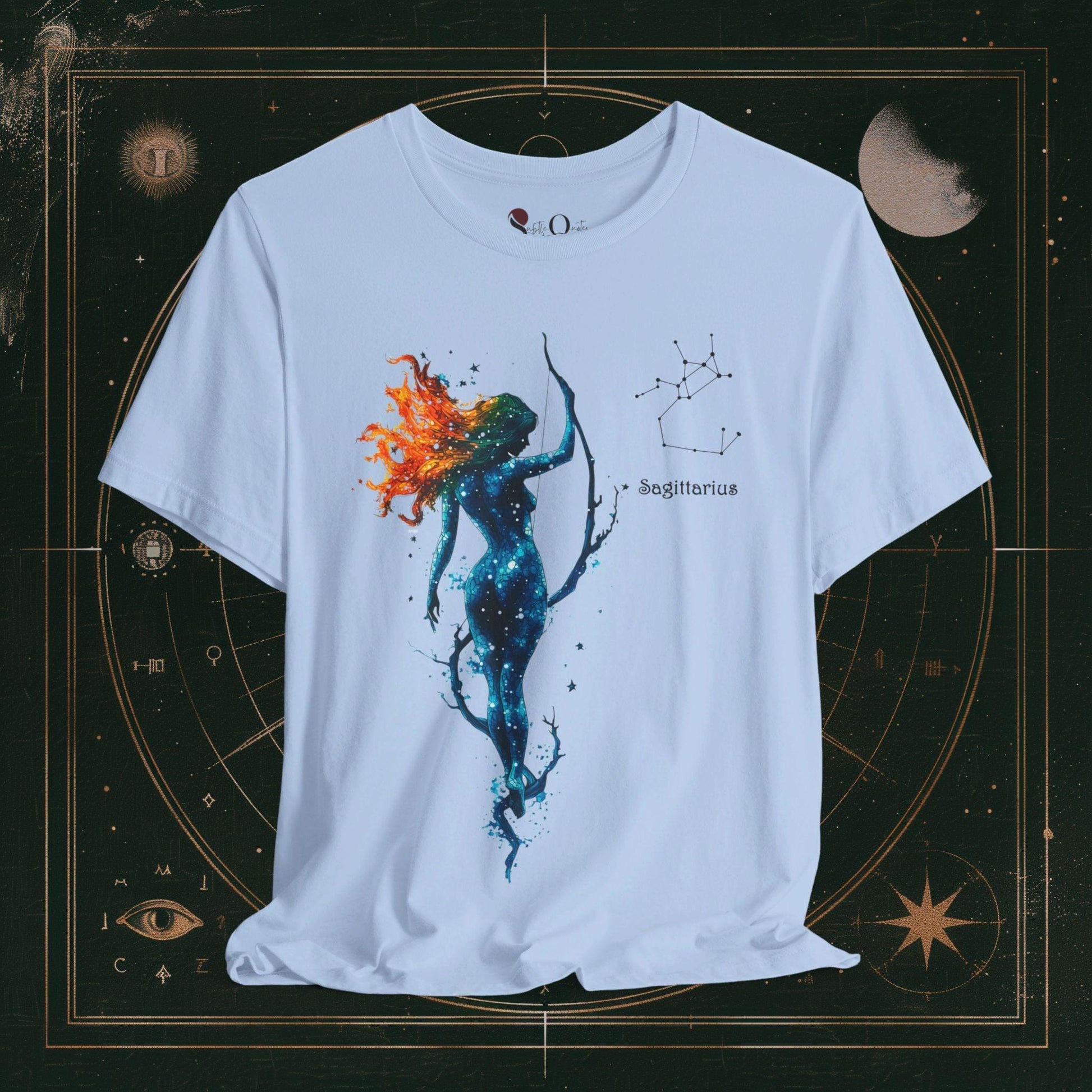 T-Shirt Baby Blue / S Unisex -  Sagittarius | Zodiac Line