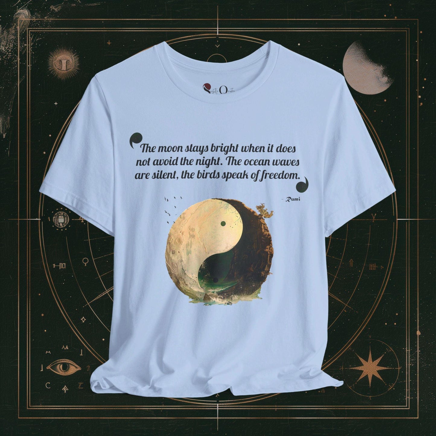 T-Shirt Baby Blue / S Unisex -  Yin Yang Rumi