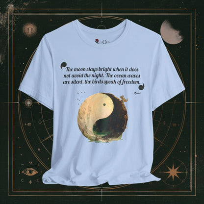 T-Shirt Baby Blue / S Unisex -  Yin Yang Rumi