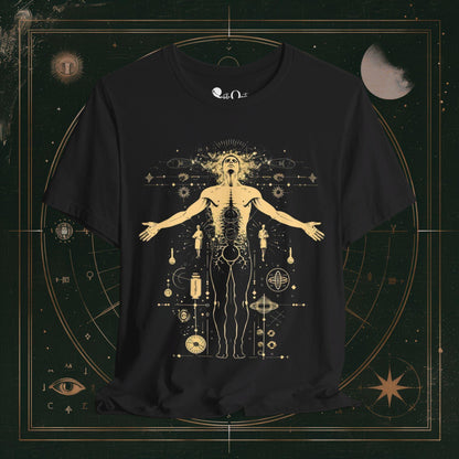 T-Shirt Black / S Unisex -  Alchemical Awakening: Enlightenment Dark