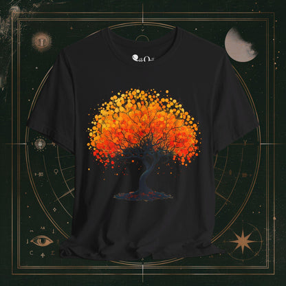 T-Shirt Black / S Unisex -  Autumn Radiance Dark