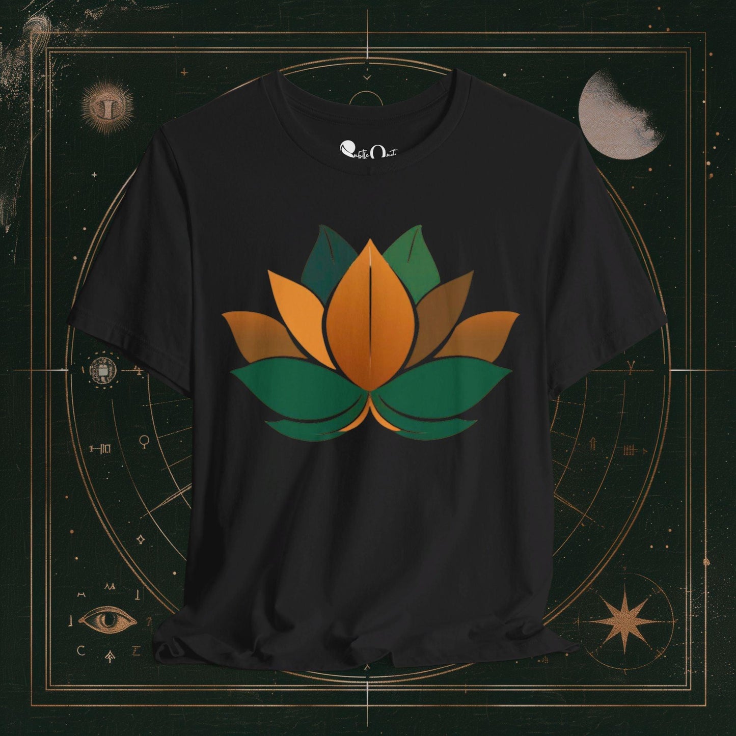 T-Shirt Black / S Unisex -  Harmonic Blossom Dark