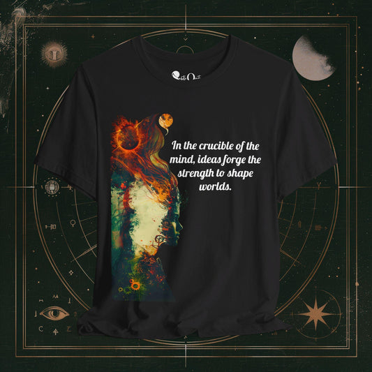 T-Shirt Black / S Unisex -  In The Crucible of Mind Dark