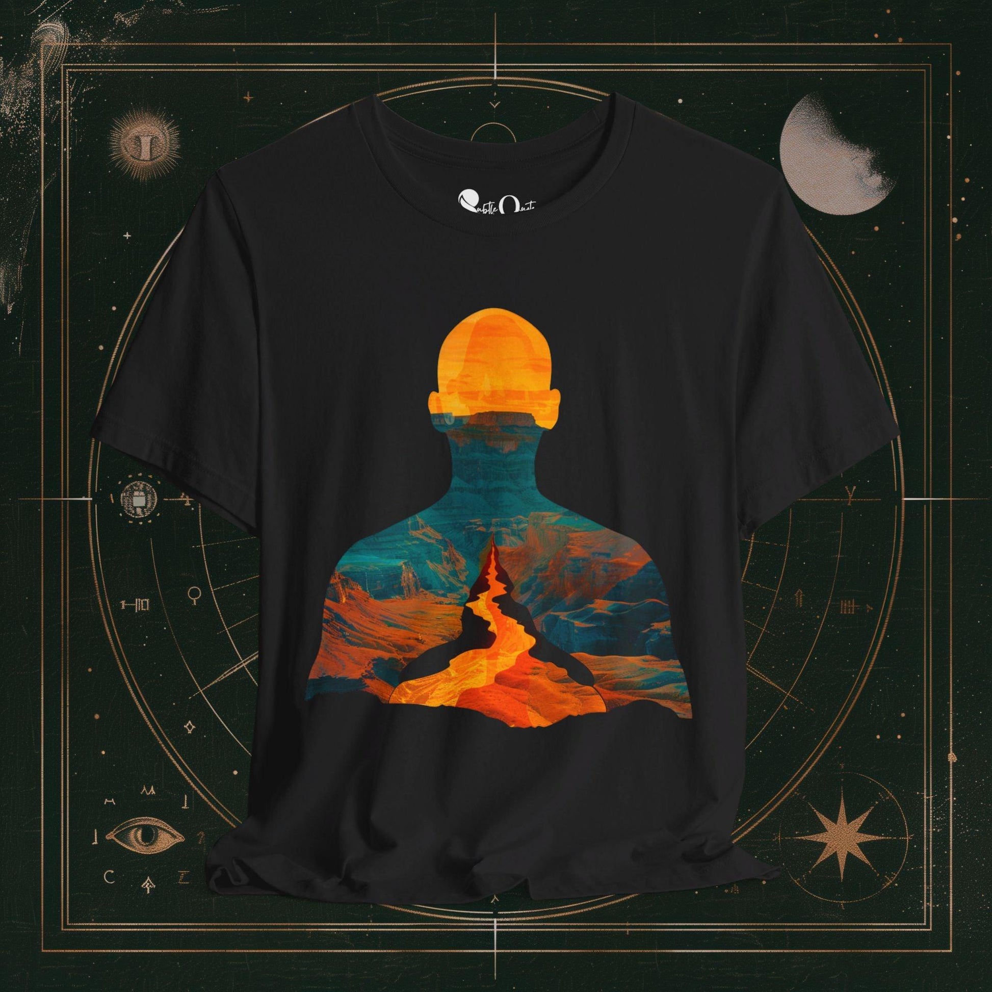 T-Shirt Black / S Unisex -  Inner Journey Silhouette Dark