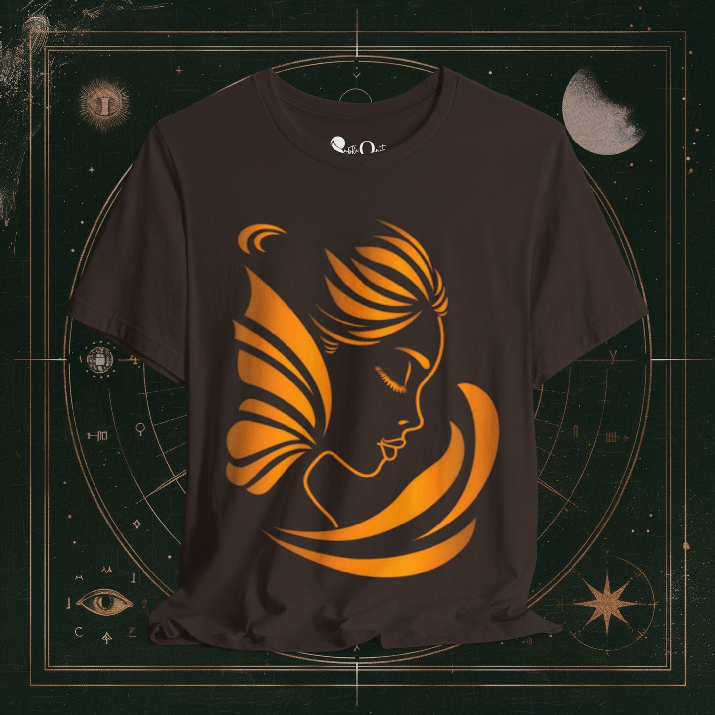 T-Shirt Brown / S Butterfly Grace Dark