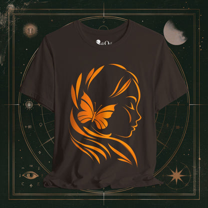 T-Shirt Brown / S Butterfly Grace I Dark