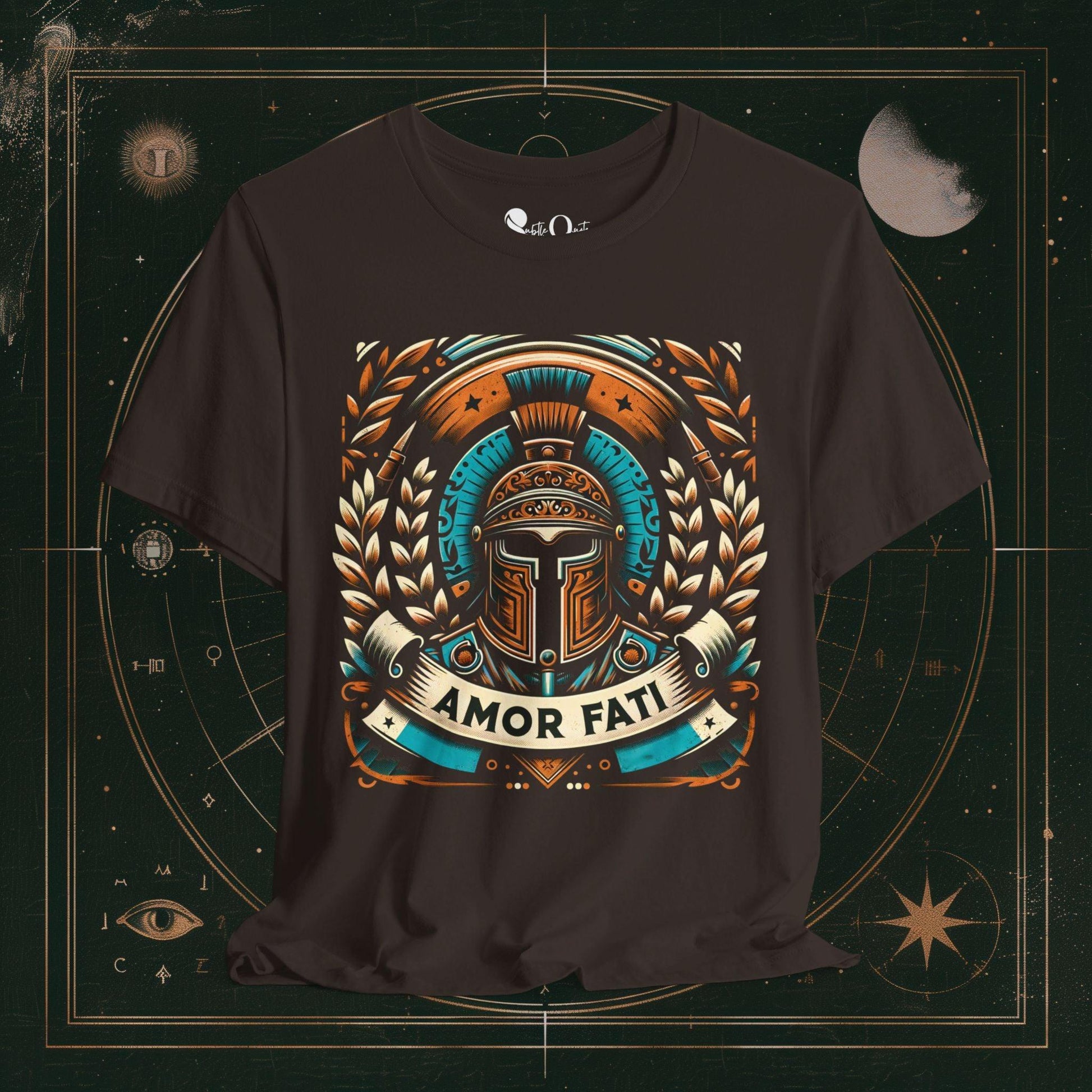 T-Shirt Brown / S Unisex -  Amor Fati Dark