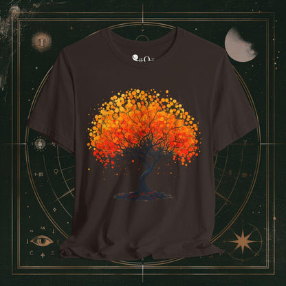 T-Shirt Brown / S Unisex -  Autumn Radiance Dark