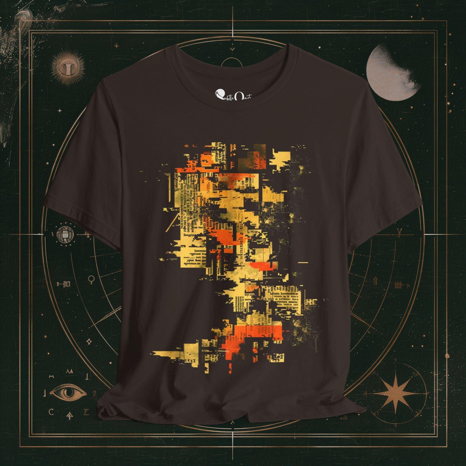 T-Shirt Brown / S Unisex -  Digital Relic Dark