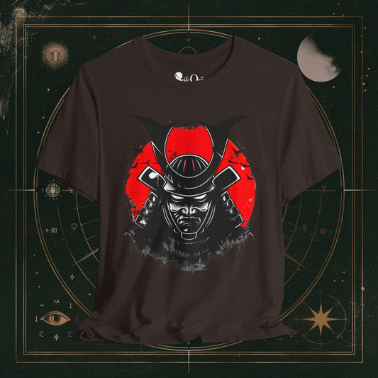 T-Shirt Brown / S Unisex -  Samurai Spirit Dark