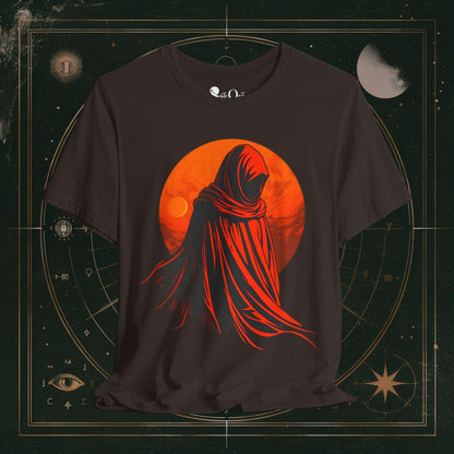 T-Shirt Brown / S Unisex -  The Veiled Wanderer Dark