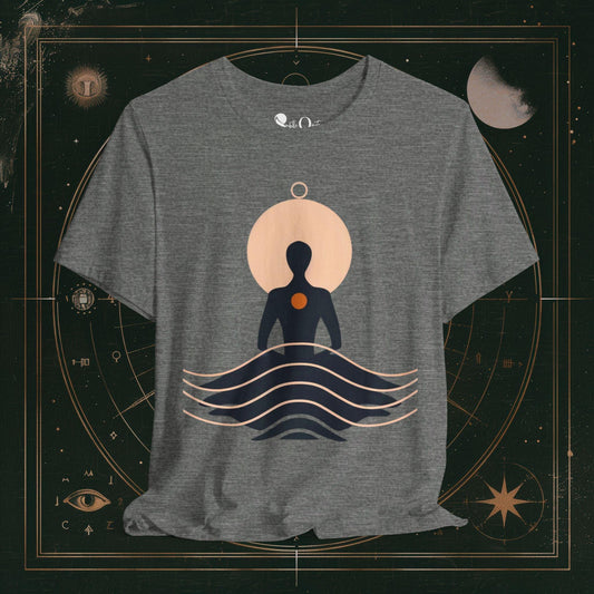 T-Shirt Deep Heather / S Unisex -  Serenity in Stillness Dark