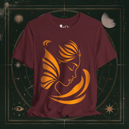 T-Shirt Maroon / S Butterfly Grace Dark