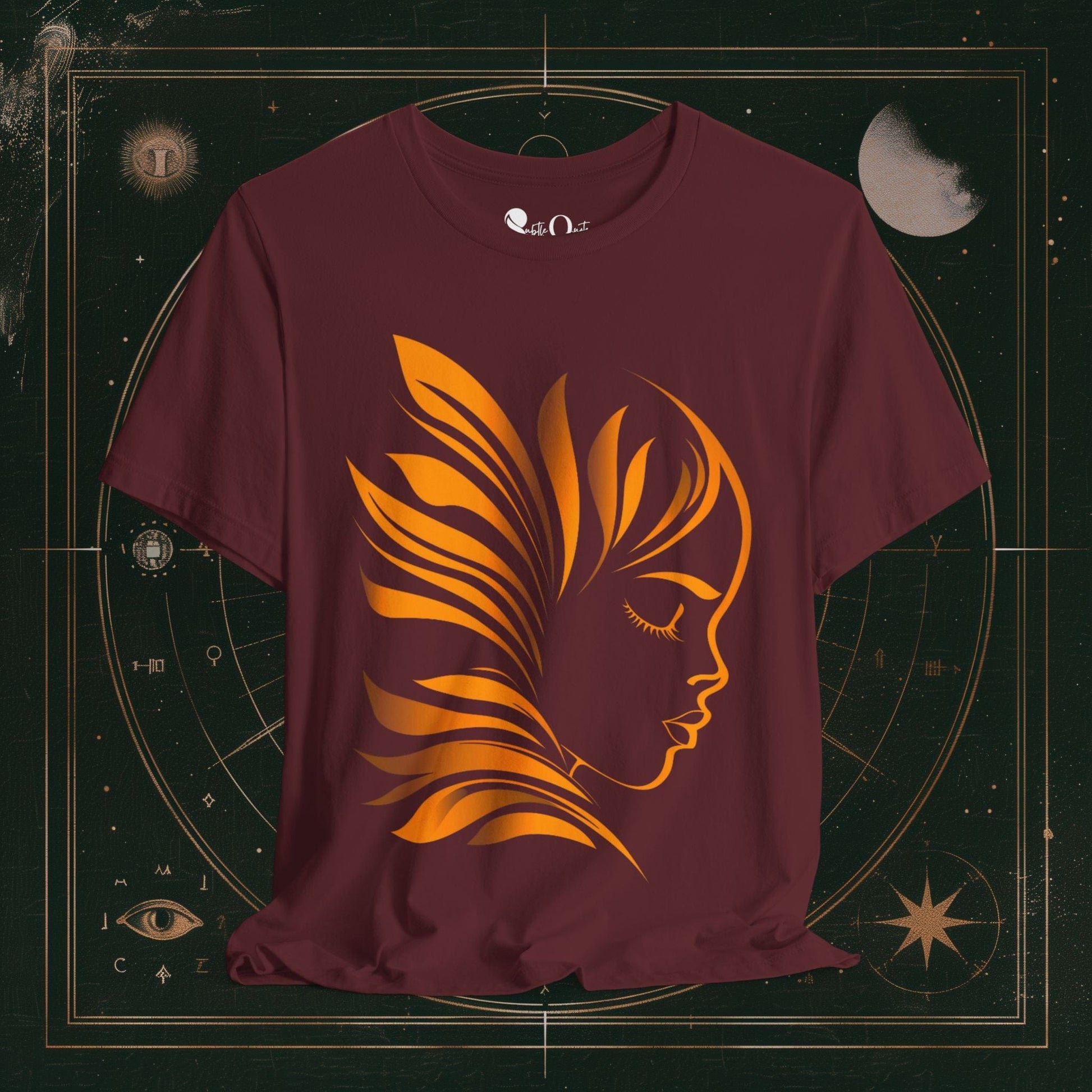 T-Shirt Maroon / S Butterfly Grace II Dark