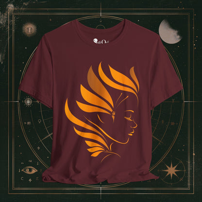 T-Shirt Maroon / S Butterfly Grace III Dark