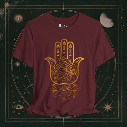 T-Shirt Maroon / S Golden Harmony Dark