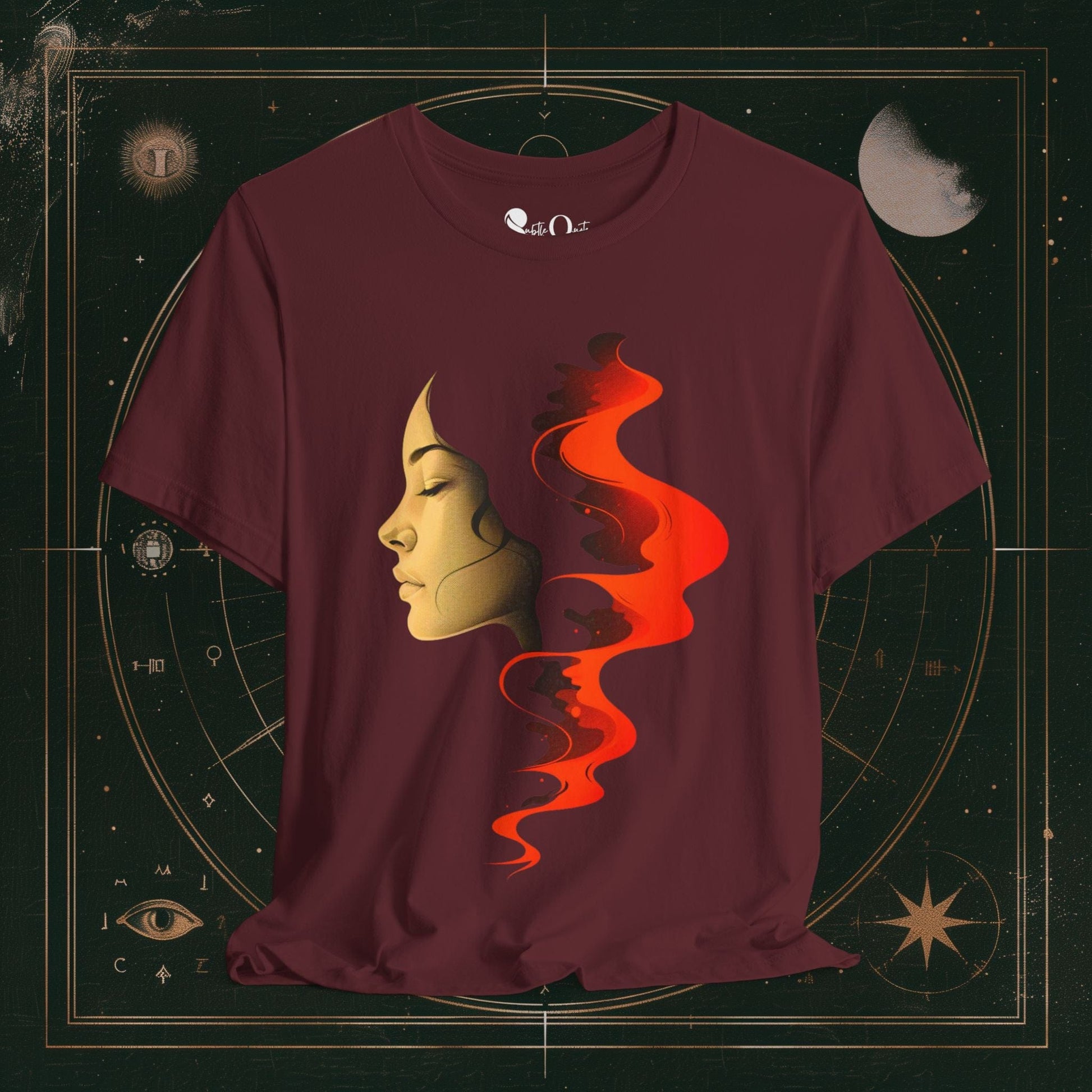 T-Shirt Maroon / S Lumina's Glow Dark