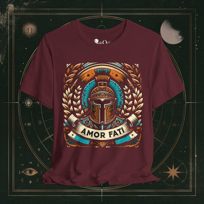 T-Shirt Maroon / S Unisex -  Amor Fati Dark