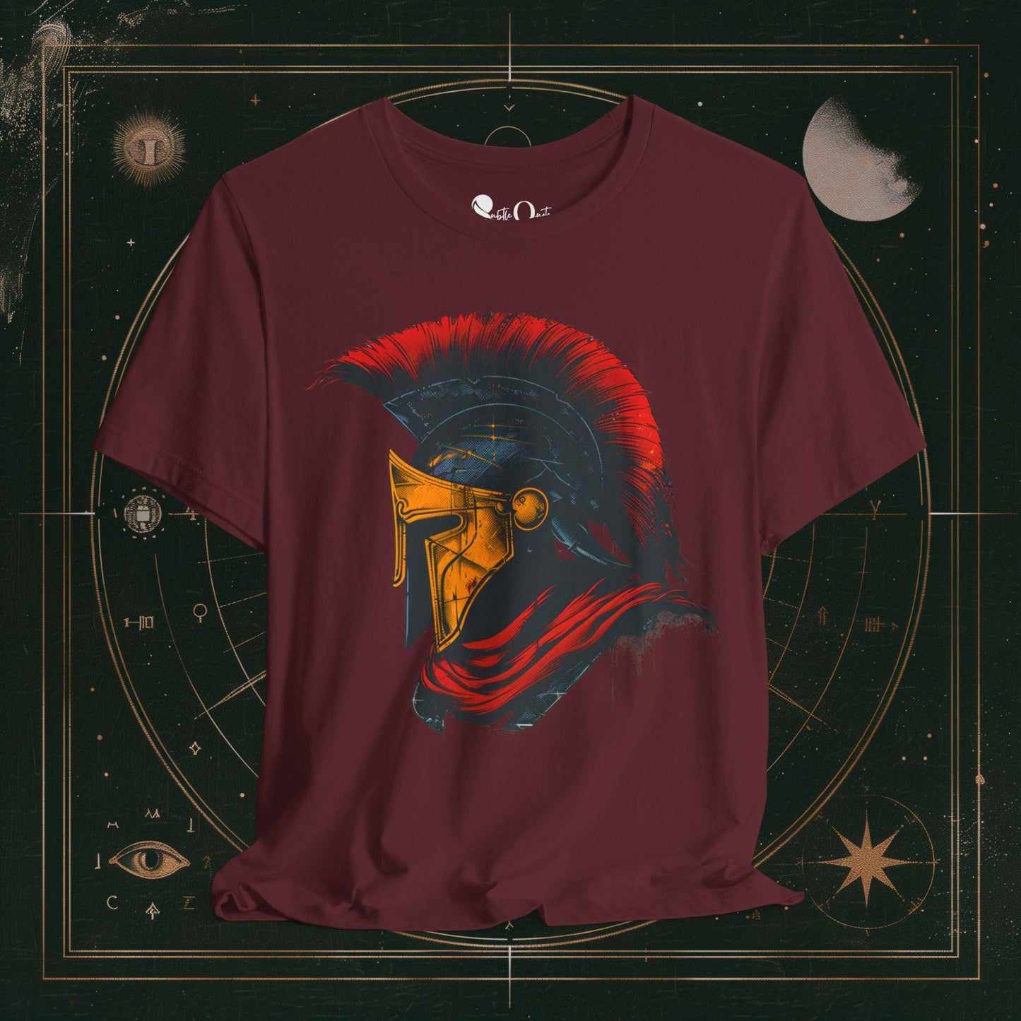 T-Shirt Maroon / S Unisex -  Eternal Warrior Dark