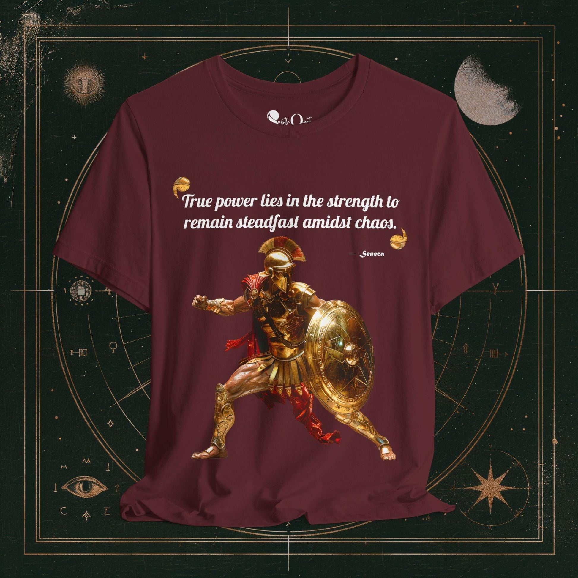 T-Shirt Maroon / S Unisex -  True Power Seneca Dark