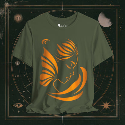 T-Shirt Military Green / S Butterfly Grace Dark