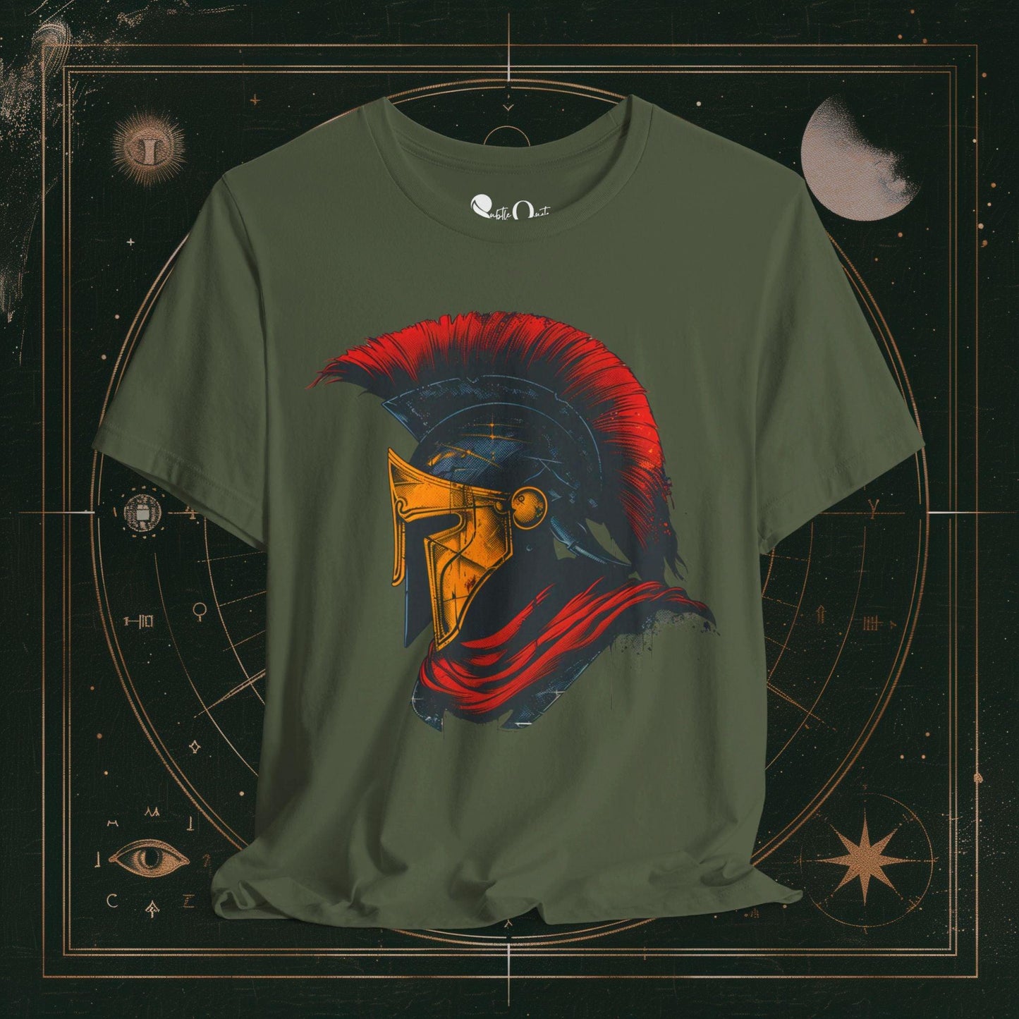 T-Shirt Military Green / S Unisex -  Eternal Warrior Dark