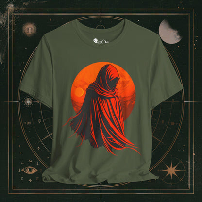 T-Shirt Military Green / S Unisex -  The Veiled Wanderer Dark