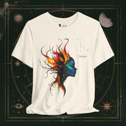 T-Shirt Natural / S Cancer | Zodiac Line