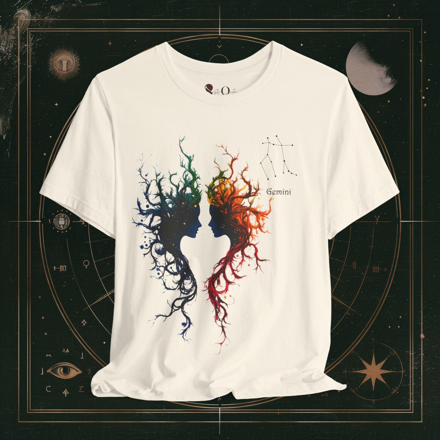 T-Shirt Natural / S Unisex -  Gemini | Zodiac Line