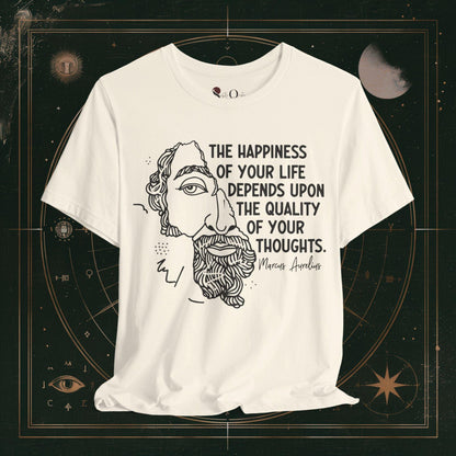 T-Shirt Natural / S Unisex -  Happiness Depends Marcus