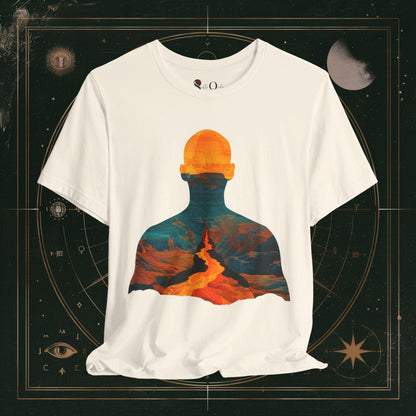 T-Shirt Natural / S Unisex -  Inner Journey Silhouette