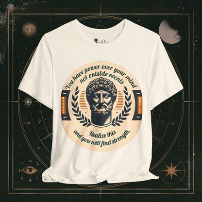 T-Shirt Natural / S Unisex -  Power Over Mind Marcus