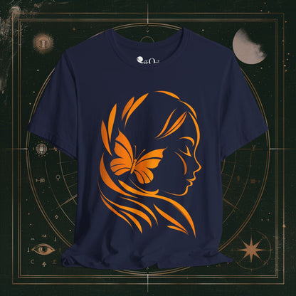 T-Shirt Navy / S Butterfly Grace I Dark